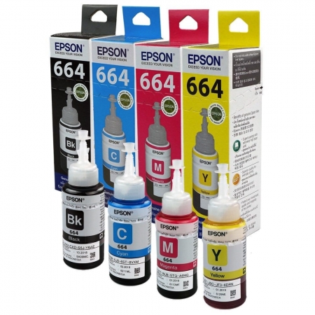 Epson INK รุ่น T664100
สำหรับหมึก L100,L110,L120,L200,L210
l220,L300,L350,L355L365,L455
L550,L555,L565,L1300